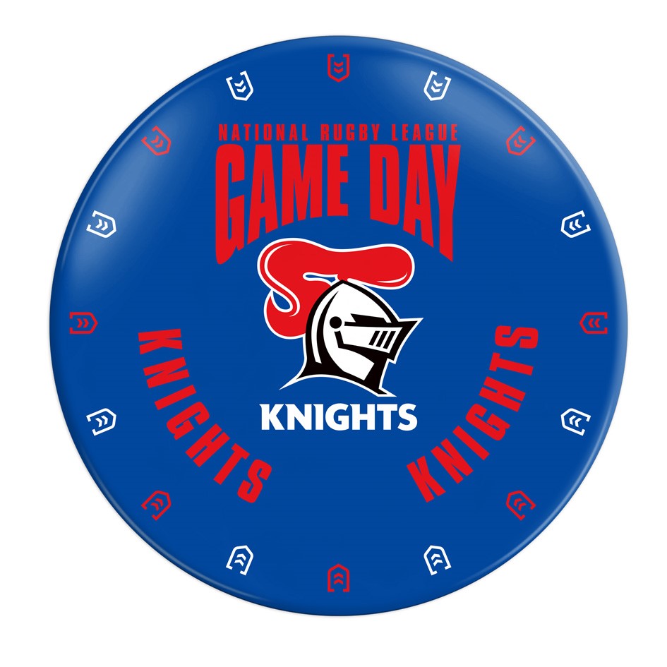 Newcastle Knights Melamine Plate [FLV:Game Day]