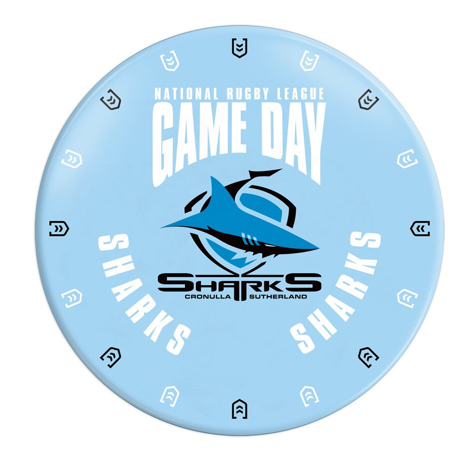 Cronulla Sharks Melamine Plate [FLV:Game Day]