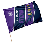 Load image into Gallery viewer, Melbourne Storm Flag [FLV:Retro Mascot]

