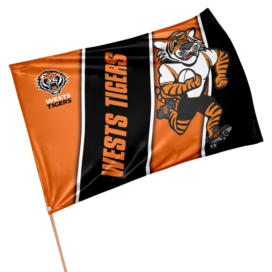 Wests Tigers Flag [FLV:Retro Mascot]