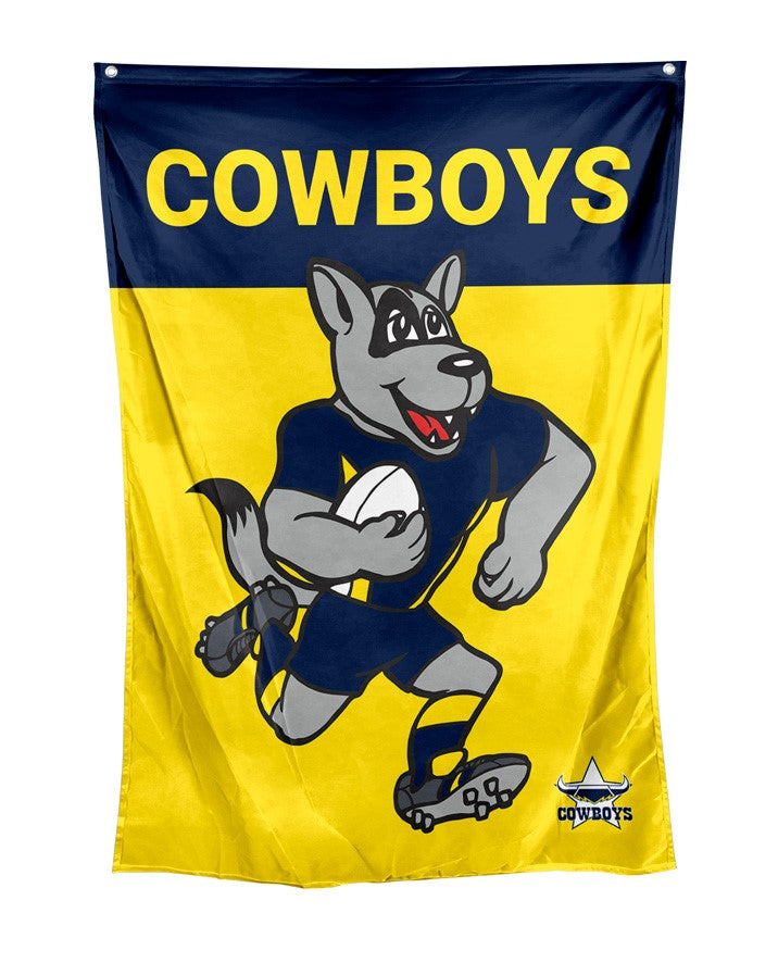 NQ Cowboys Cape Wall  Flag [FLV:Mascot]