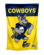Load image into Gallery viewer, NQ Cowboys Cape Wall  Flag [FLV:Mascot]
