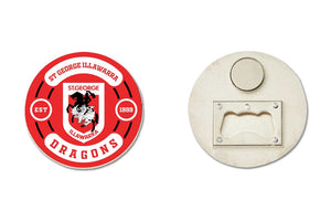 NRL Bottle Opener Magnet [FLV:St George Dragons]