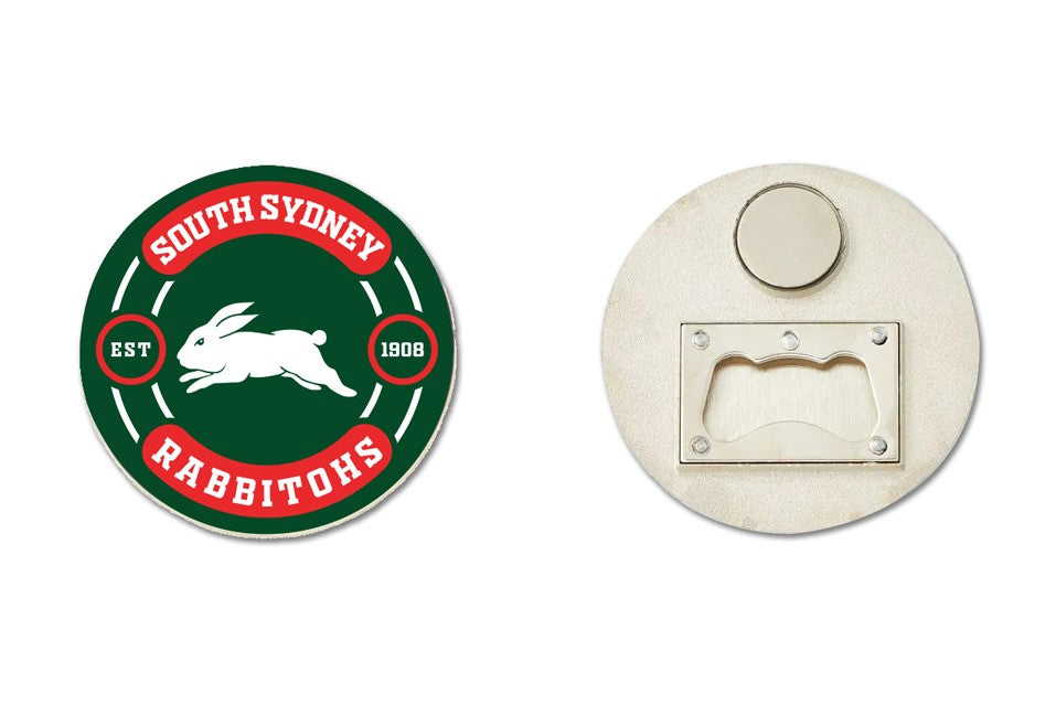 NRL Bottle Opener Magnet [FLV:South Sydney Rabbitohs]