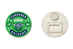 NRL Bottle Opener Magnet [FLV:Canberra Raiders]