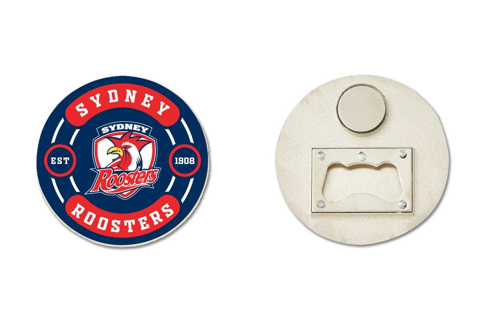 NRL Bottle Opener Magnet [FLV:Sydney Roosters]