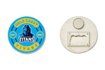 Load image into Gallery viewer, NRL Bottle Opener Magnet [FLV:Gold Coast Titans]
