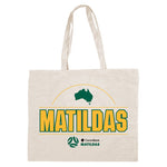 Load image into Gallery viewer, Football Australia Canvas Tote [FLV:Matildas]
