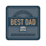 Load image into Gallery viewer, Premium Drink Coasters [FLV:Best Dad]
