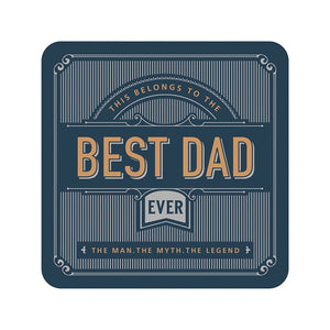 Premium Drink Coasters [FLV:Best Dad]