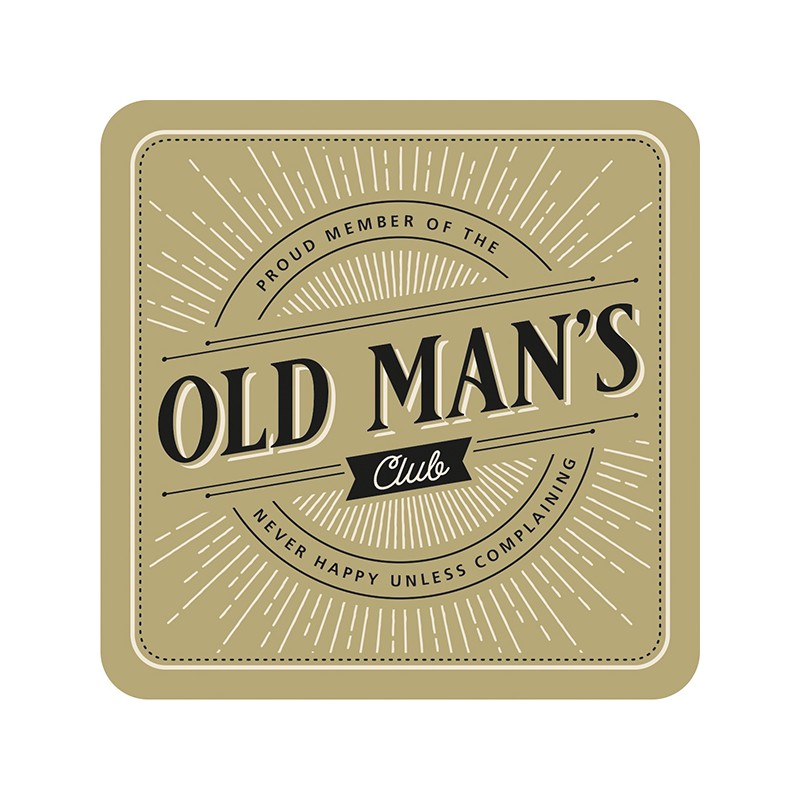 Premium Drink Coasters [FLV:Old Man Club]