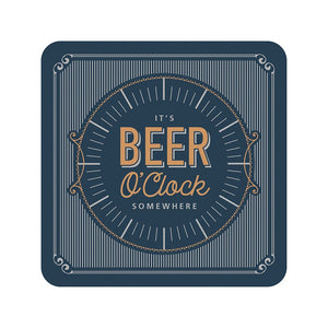Premium Drink Coasters [FLV:Beer O'Clock]