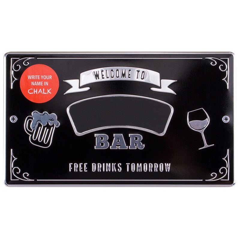 Personalised Bar Signs [FLV:Chalkboard]
