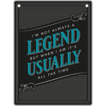 Load image into Gallery viewer, Man Cave Metal Signs [FLV:Legend]
