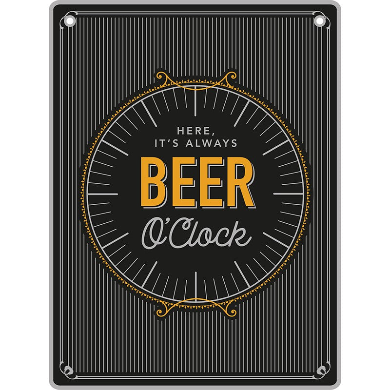 Man Cave Metal Signs [FLV:Beer OÇlock]