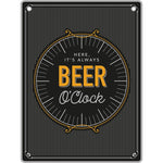 Load image into Gallery viewer, Man Cave Metal Signs [FLV:Beer OÇlock]
