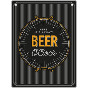 Man Cave Metal Signs [FLV:Beer OÇlock]