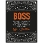 Load image into Gallery viewer, Man Cave Metal Signs [FLV:Boss]
