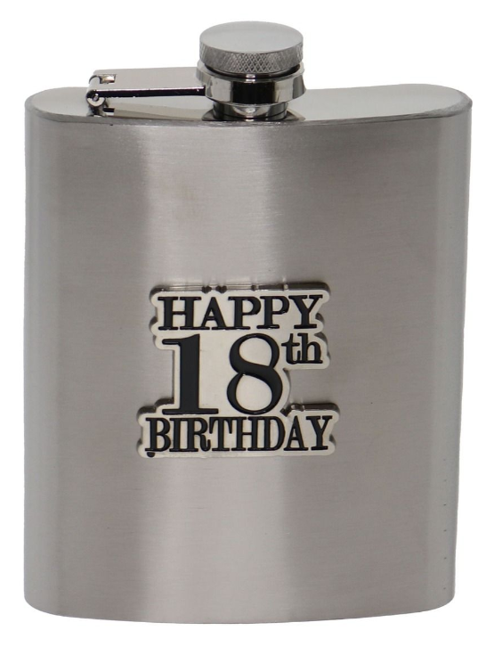 18th Hip Flask