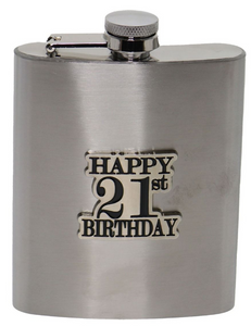 21st Hip Flask