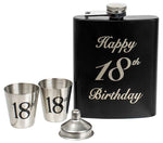 Load image into Gallery viewer, 18th Hip flask set [FLV:Black]
