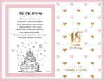 Load image into Gallery viewer, Photo Frame 18th Hearts
