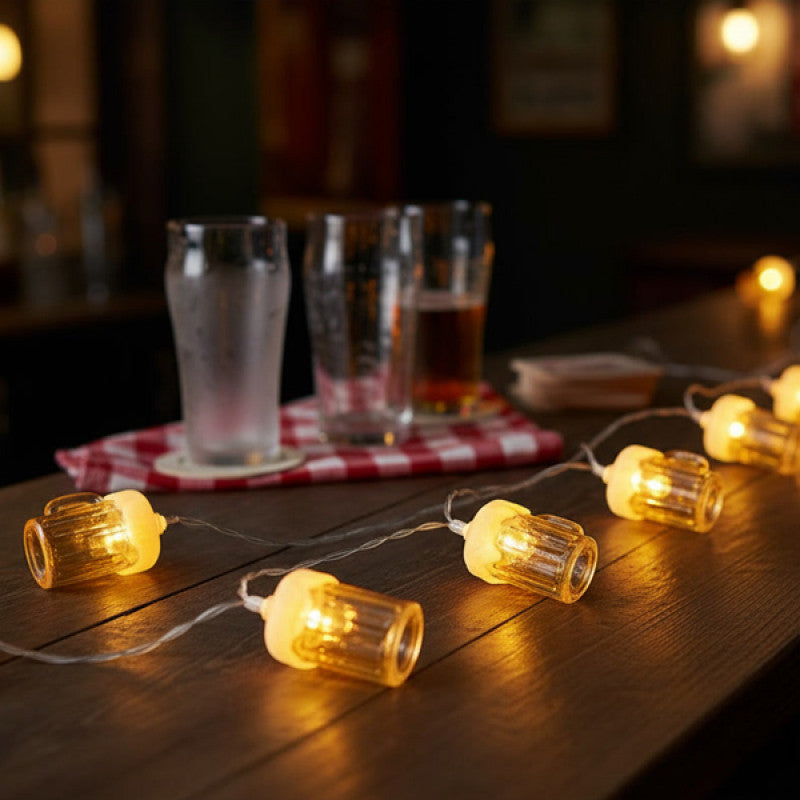 Beer Mug String Lights