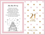 Load image into Gallery viewer, Photo Frame 21st Hearts
