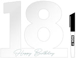 Load image into Gallery viewer, Signature Mini Block - 18th [FLV:White]
