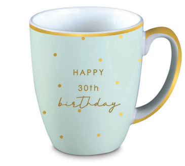 30th Mint Pastel Mug