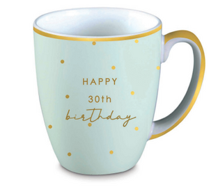 30th Mint Pastel Mug