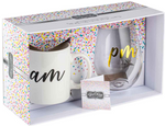 Load image into Gallery viewer, AM/PM Mug &amp; Glass Gift Set
