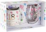 Load image into Gallery viewer, 18th Mug &amp; Glass Gift Set
