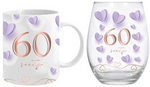 Load image into Gallery viewer, 60th Mug &amp; Glass Gift Set
