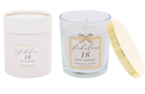 18 Jewelled Bow Candle 