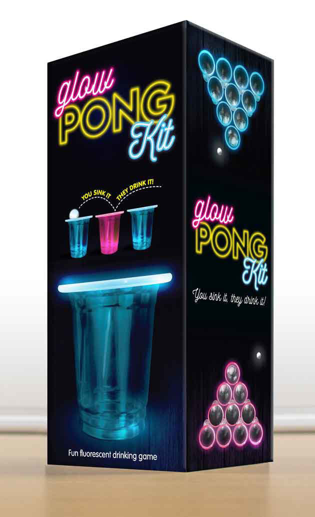 Beer Pong Glowing