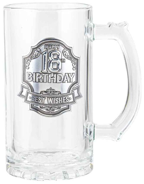 18th Glass Stein [FLV:Birthday]