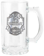 Load image into Gallery viewer, 18th Glass Stein [FLV:Birthday]
