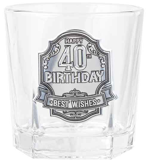 Whisky Glass - 40th [FLV:Birthday]