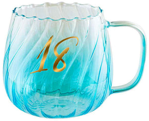 18th Fluted Glass Mug