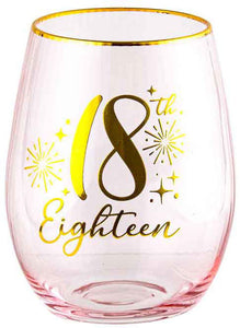 Fluted Glass Stemless 18th