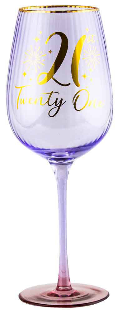 Fluted Wine Glass 21st