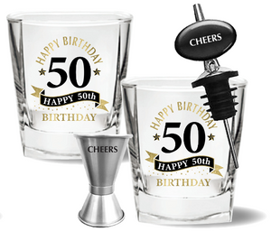 50th Spirit Glass Set