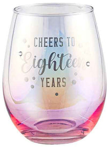 18th Holographic Stemless Glass