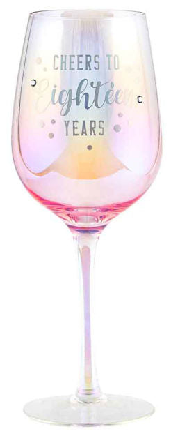 18th Holographic Wine Glass