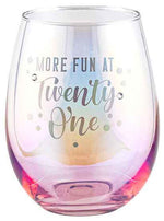 Load image into Gallery viewer, 21st Holographic Stemless Glass
