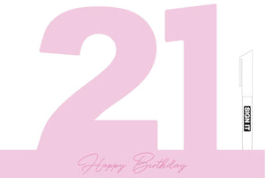 Signature Block Pastel - 21st [FLV:Floss Pink]