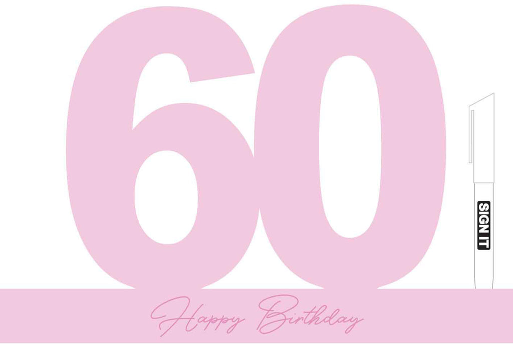 Signature Block Pastel - 60th [FLV:Floss Pink]