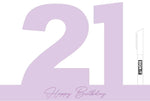 Load image into Gallery viewer, Signature Block Pastel - 21st [FLV:Periwinkle Purple]
