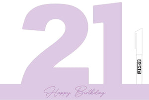 Signature Block Pastel - 21st [FLV:Periwinkle Purple]
